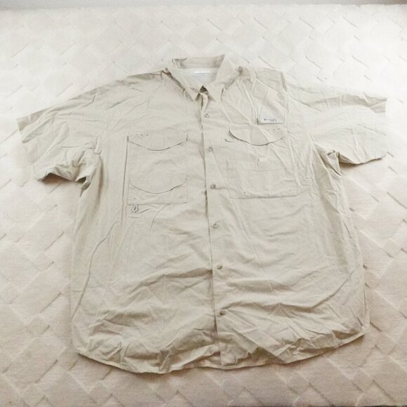 Columbia Other - Columbia Men's Casual Button Down Shirt - Light Tan